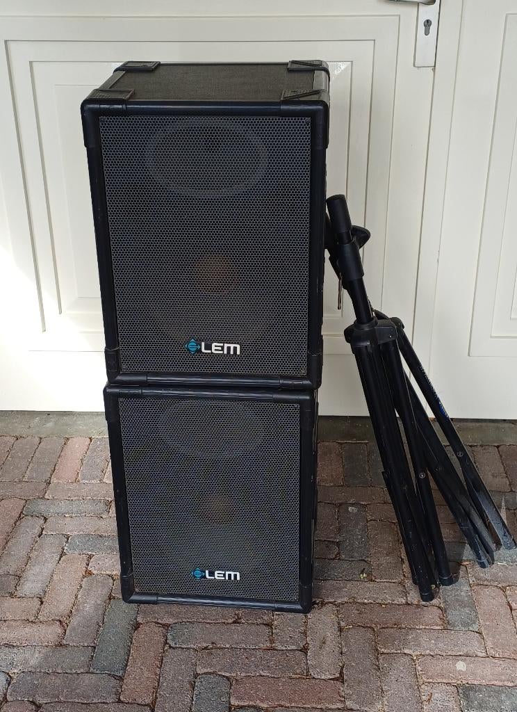2x LEM LPS12 passieve luidsprekers (200Watt), Audio, Tv en Foto, Luidsprekers, Gebruikt, Overige typen, 120 watt of meer, Ophalen