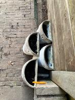 Wandbloempotten voor muur of schutting - Set van 4, Tuin en Terras, Ophalen, Kunststof, Gebruikt, Balkon