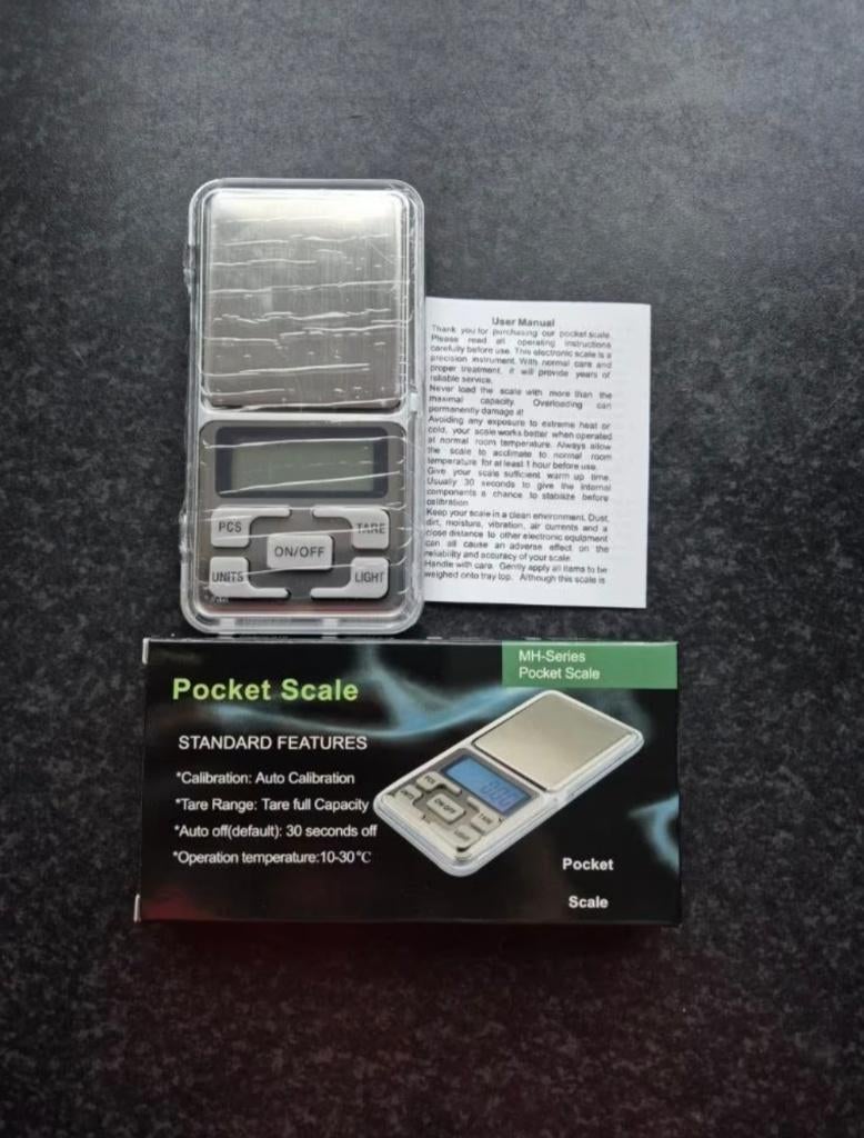 Nieuwe Zakweegschaal mini 0.01 tot 500g., Ophalen of Verzenden