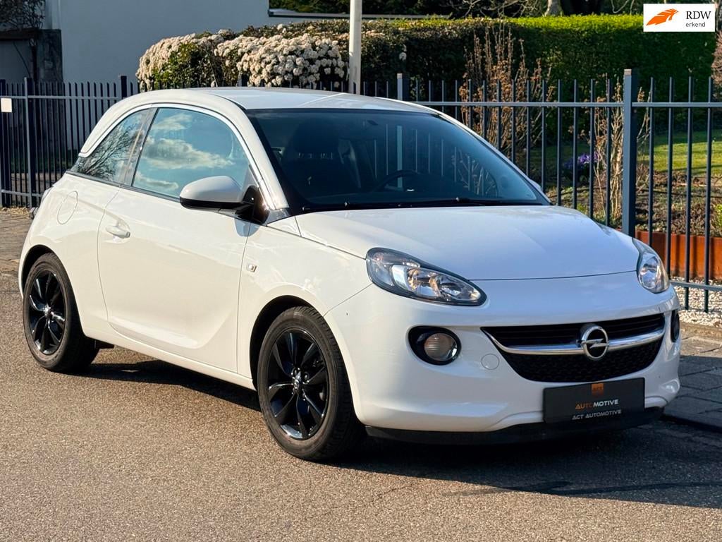 Opel ADAM 1.2 Jam CarPlay / Airco / PDC, Auto's, Opel, 4 cilinders, 4 stoelen, 1229 cc, Wit