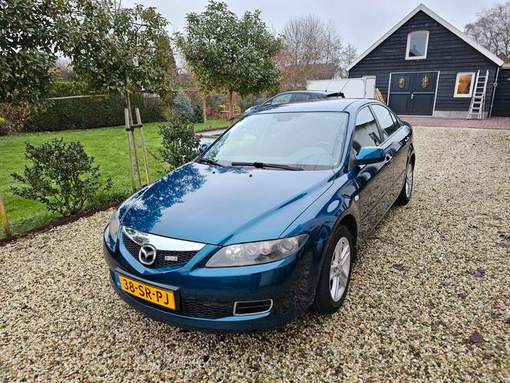 Mazda 6 2.0 Sport 2006 Blauw, Auto's, Mazda, Particulier, Elektrische ramen, Trekhaak, Benzine, C, Hatchback, Handgeschakeld, Origineel Nederlands