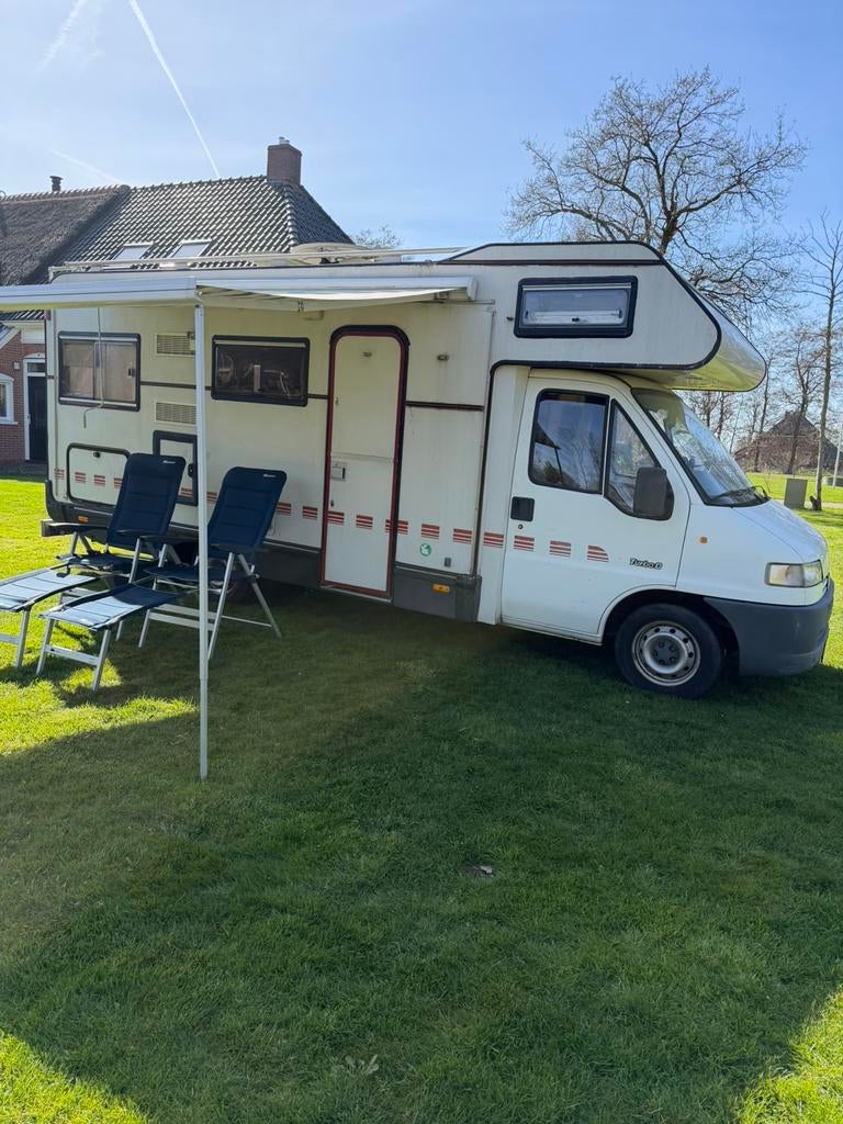 Peugeot Boxer camper | 5 pers. | Alkoof | 2 vaste bedden |, Caravans en Kamperen, Campers, Particulier, Overige merken