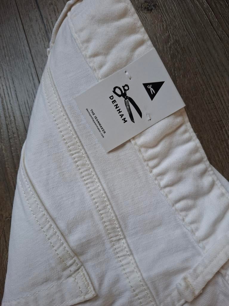 DENHAM Razor slimfit jeans W36 L32, W36 - W38 (confectie 52/54), Wit, Nieuw, Ophalen of Verzenden