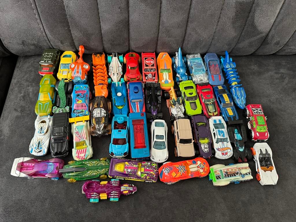 41 originele Mattel Hot Wheels auto's, Ophalen of Verzenden, Gebruikt