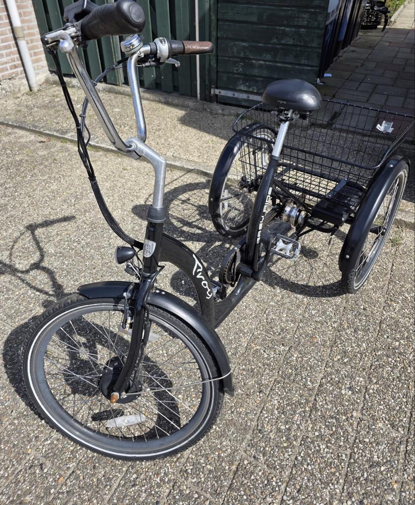 Driewieler fiets, Fietsen en Brommers, Fietsen | Bakfietsen, Gebruikt, Goederen, Elektrisch, Ophalen