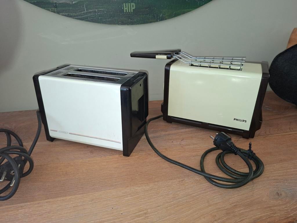 Retro broodrooster en tostirooster, Ophalen of Verzenden, Zo goed als nieuw