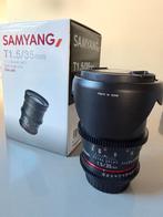 Samyang 35mm T1.5 AS UMC II Sony FE, Ophalen, Zo goed als nieuw, Groothoeklens
