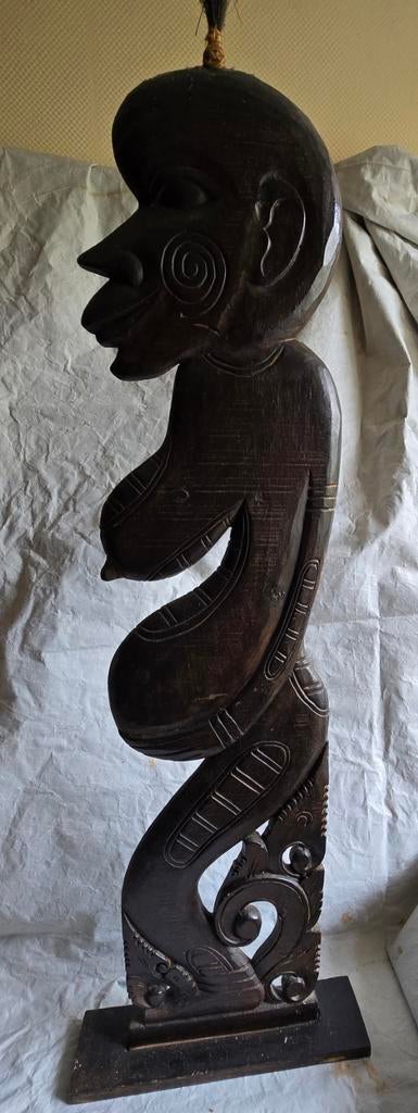Groot Afrikaans houten beeld zwangere vrouw, Ophalen