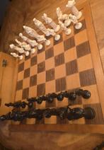 Vintage jaren 70 schaakset schaken king arthur hard plastic, Ophalen of Verzenden