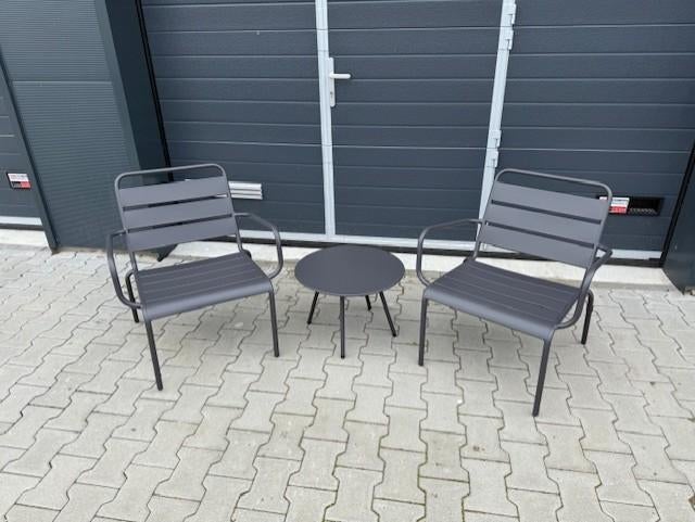 Lounge set – stijlvol en stevig!, Ophalen, Nieuw, Metaal, Stapelbaar