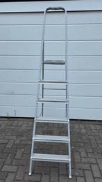 Tomado trapleer trap ladder met 6 treden 2 meter, Ophalen, Gebruikt, 2 tot 4 meter