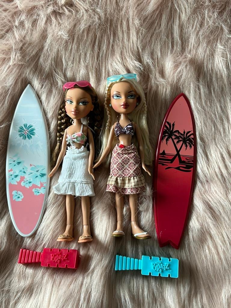 Bratz Yasmin en Cloe poppen, Ophalen of Verzenden, Zo goed als nieuw, Pop