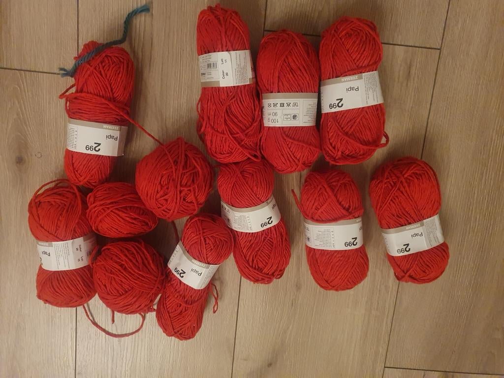 Bollen wol, Ophalen of Verzenden, Zo goed als nieuw, Breien of Haken, Wol of Garen