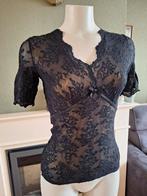 Caroll Paris zwart nude kanten top S 36, Kleding | Dames, Zwart, Zo goed als nieuw, Korte mouw, Maat 36 (S)