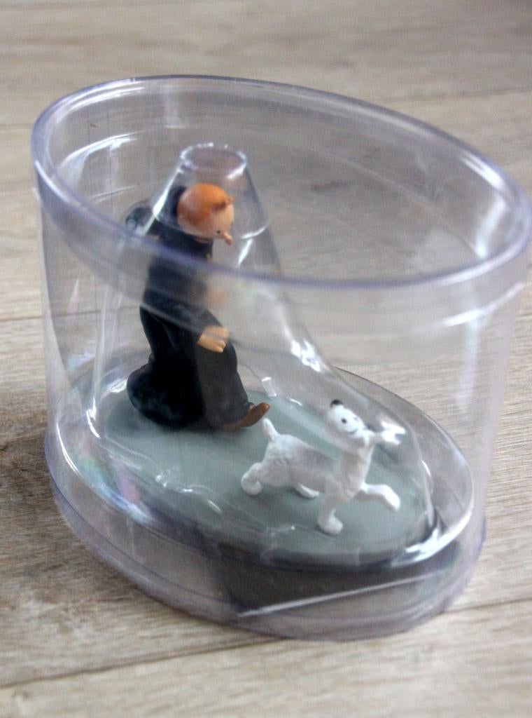 Kuifje Bobbie Hergé Figurine Tintin Hors serie ingekleurd, Verzenden, Kuifje, Zo goed als nieuw, Beeldje of Figuurtje