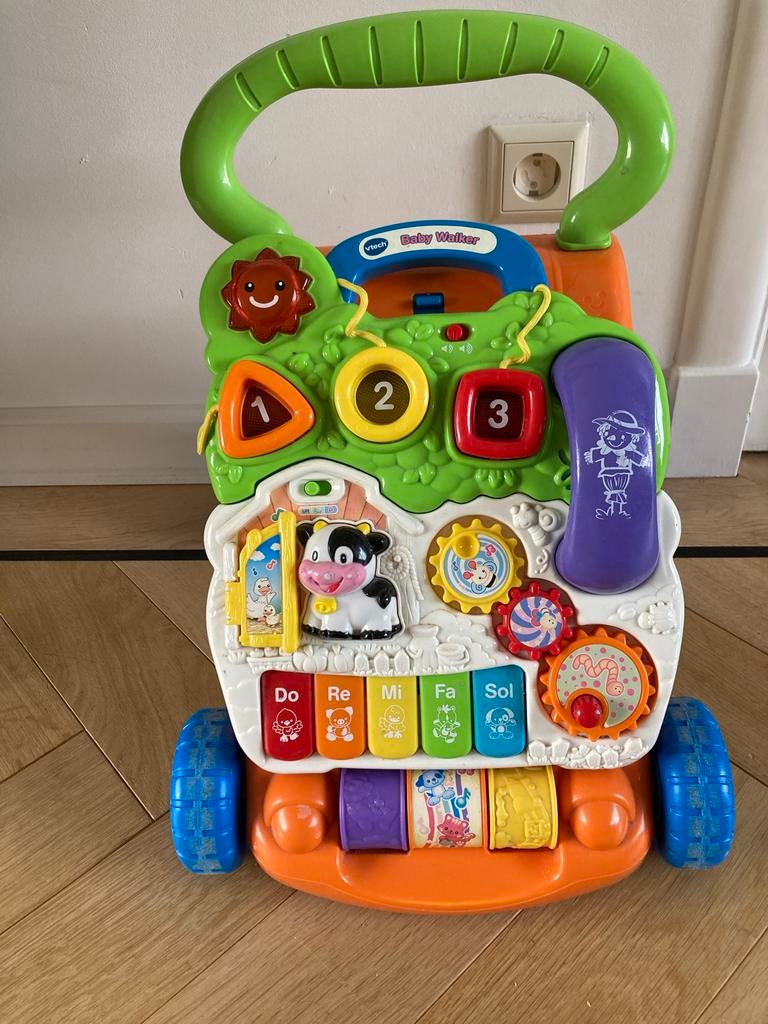 Vtech Babyloopkarretje met speelattribuut, Kinderen en Baby's, Speelgoed | Vtech, Ophalen of Verzenden, Gebruikt, 6 maanden tot 2 jaar