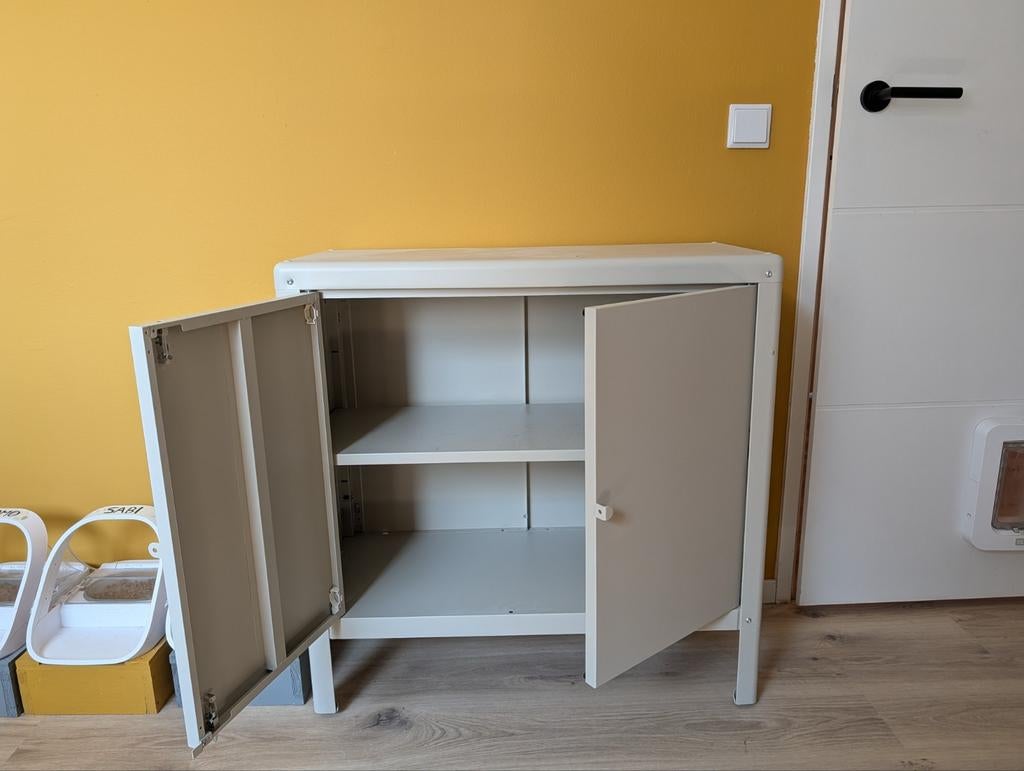 Ikea Kolbjorn kast met deurtjes beige, Huis en Inrichting, Kasten | Dressoirs, Ophalen, Met deur(en), Overige materialen, 50 tot 100 cm