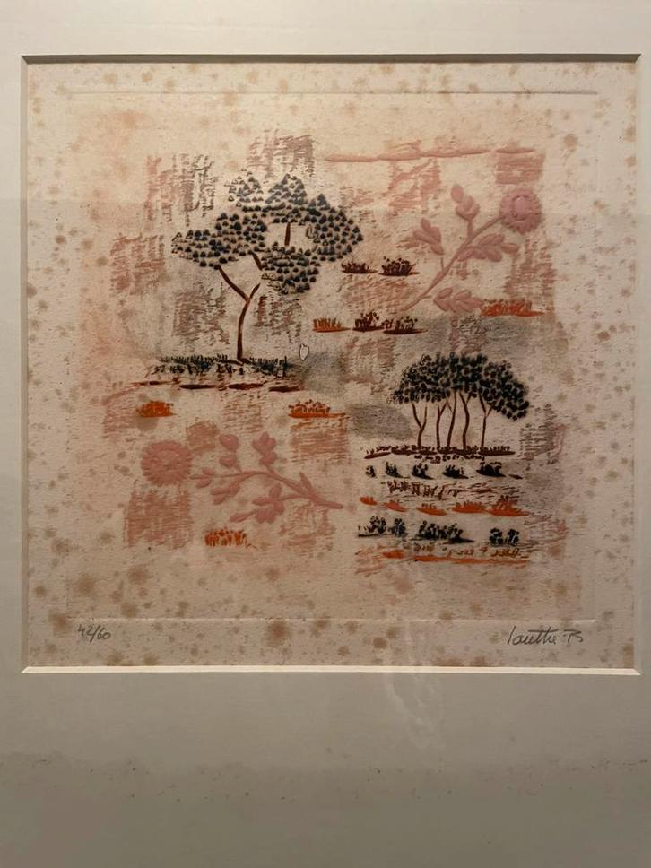 Kleurets van Louttre Bissiere, Antiek en Kunst, Kunst | Tekeningen en Foto's, Ophalen of Verzenden