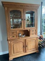 buffetkast eiken patiné, Huis en Inrichting, Kasten | Buffetkasten, Ophalen, Glas, Gebruikt, 200 cm of meer