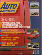 Autokampioen 12 1990 : Jaguar XJR S - Chevrolet Lumina APV, Ophalen of Verzenden, Gelezen, Algemeen