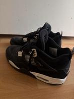 Nike Air Jordan 4 white thunders Maat 44, Ophalen of Verzenden, Zo goed als nieuw, Zwart, Sneakers of Gympen