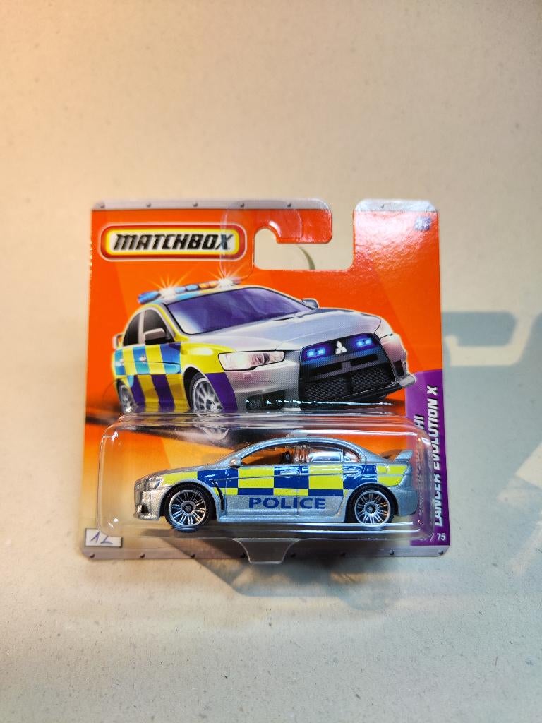 Matchbox Mitsubishi Lancer Evolution X, Ophalen of Verzenden, Nieuw, Auto