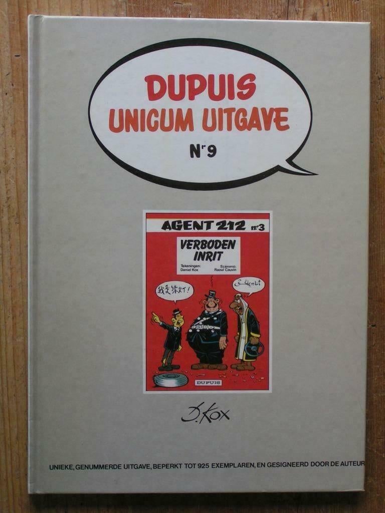Dupuis unicum collectie - 09_HC_Agent 212 [104], Boeken, Stripboeken, Eén stripboek, Ophalen of Verzenden, Zo goed als nieuw