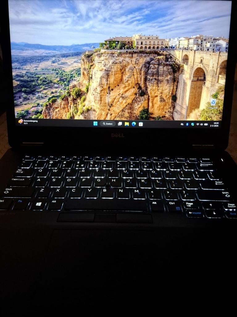 Dell Latitude e7470, Computers en Software, Windows Laptops, Gebruikt, 14 inch, SSD, 2 tot 3 Ghz, 8 GB, Qwerty, Ophalen