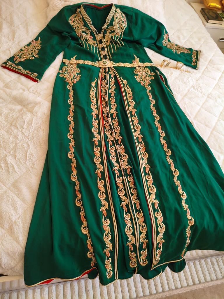 Marokkaanse takshita met riem en accessoires, Ophalen of Verzenden, Zo goed als nieuw, Overige typen