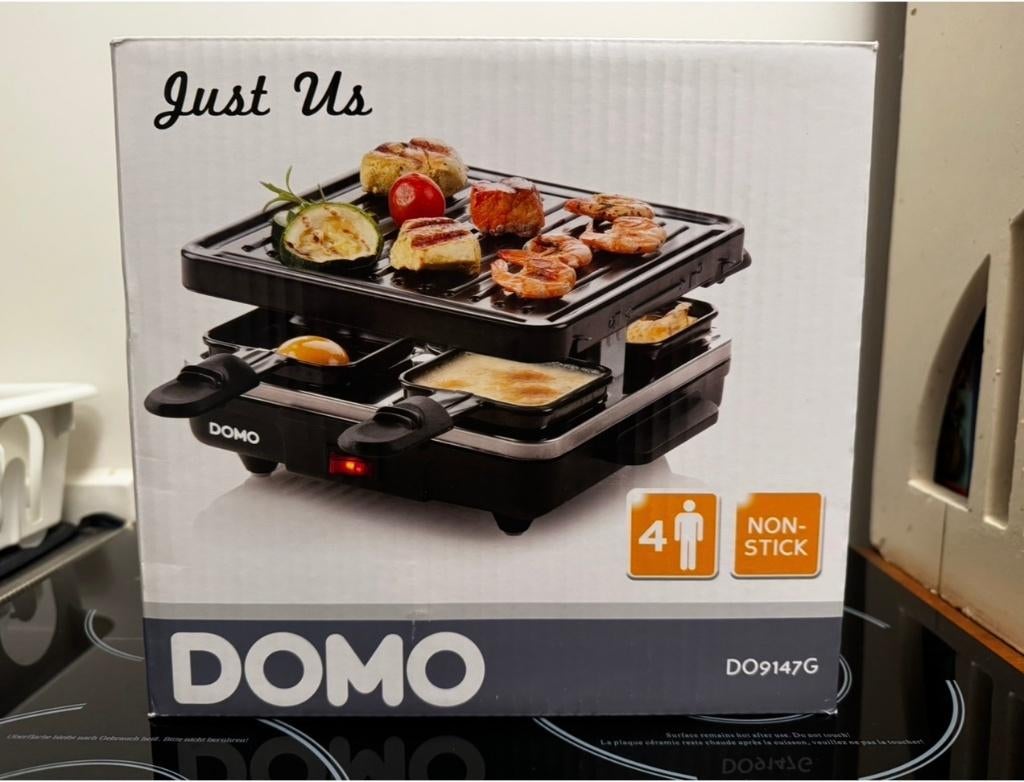 DOMO Raclette Grill for 4 people, Huis en Inrichting, Verzenden, Nieuw