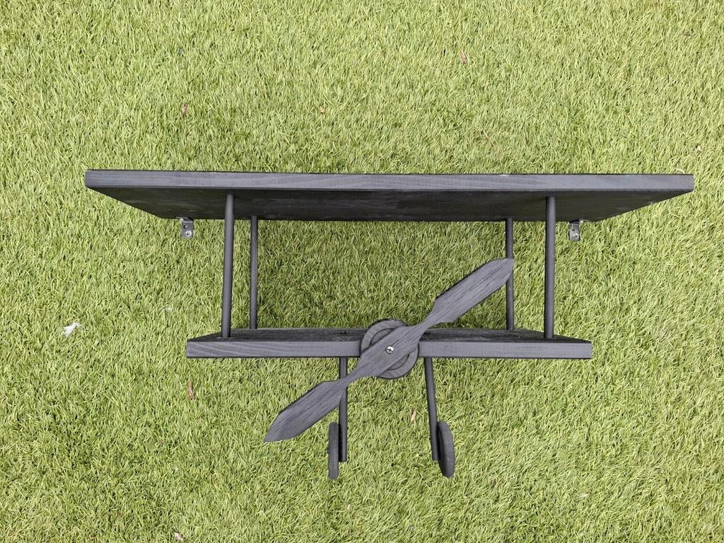 Decoratief Vliegtuig Model - Zwart Hout, Ophalen