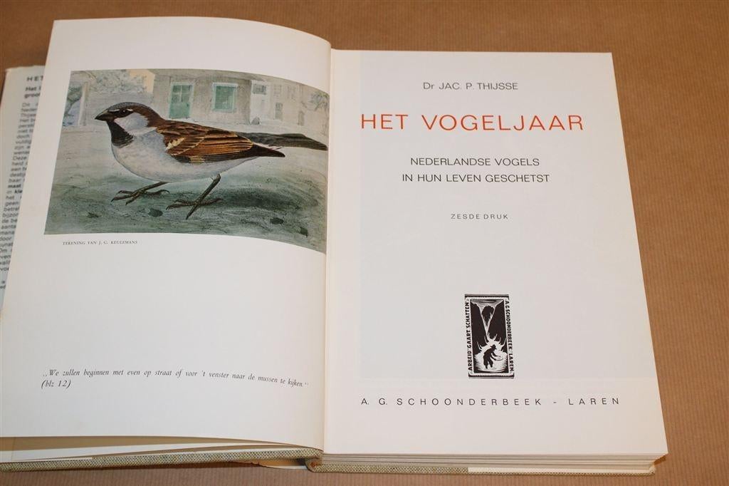 Het Vogeljaar [1969] — Natuurbeschrijving — Jac P. Thijsse, Boeken, Ophalen of Verzenden, Gelezen, Vogels