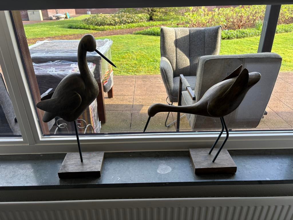 Twee vogels, Huis en Inrichting, Woonaccessoires | Overige, Ophalen, Zo goed als nieuw