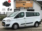 Ford Transit Custom 2.0 TDCI L1H1 Euro 6 AC 9 Persoons Motor, Caravans en Kamperen, Buscamper of Camperbus, Reservewiel, Bedrijf