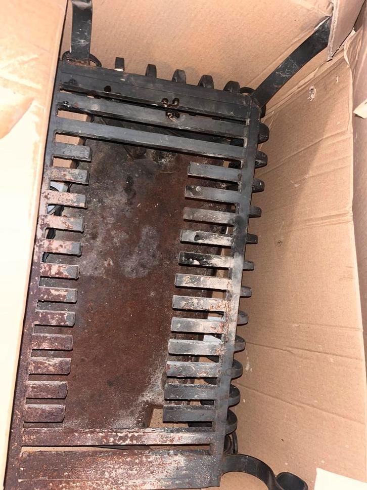 Gashaard (inbouw) binnenwerk - gasblok en stenen, Huis en Inrichting, Kachels, Gebruikt, Inbouw, Gaskachel, Gas, Ophalen