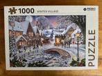 REBO puzzel - Winter Village, Ophalen, 500 t/m 1500 stukjes, Zo goed als nieuw, Legpuzzel