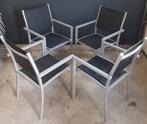 33 x Terrasstoelen terras tuin stoelen aluminium kunststof, Ophalen of Verzenden, Zo goed als nieuw, Aluminium