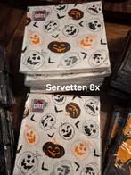 Partij Halloween servetten., Ophalen of Verzenden, Nieuw, Overige typen, Halloween of Griezel