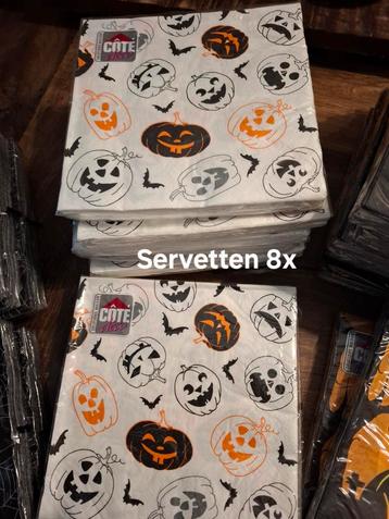 Partij Halloween servetten.  beschikbaar voor biedingen