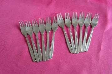 12 gebakvorkje,taartvorkje 11,8cm Gero Zilmeta quickstep 522 beschikbaar voor biedingen