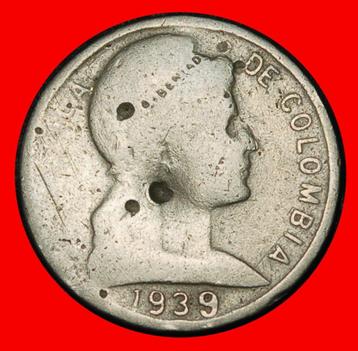 Ⰶ USA GREAT BRITAIN (1918-1950): COLOMBIA 5 CENTAVOS 1939! beschikbaar voor biedingen
