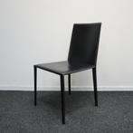 Arper Norma Design eetkamerstoelen | Leren stoelen Zwart