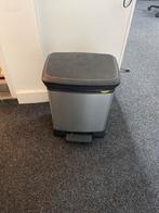 Curver Prullenbak, Huis en Inrichting, Woonaccessoires | Prullenbakken, Gebruikt, Met pedaal, Ophalen of Verzenden, Metaal