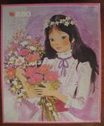 Jumbo puzzel - Meisje met bloemen - 250 st., Ophalen of Verzenden, Minder dan 500 stukjes, Gebruikt, Legpuzzel