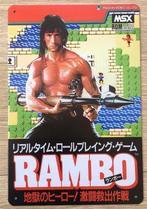 RAMBO Retro MSX 2 Metalen Wandbord Poster, Verzamelen, Verzenden, Nieuw, Film, Foto of Kaart