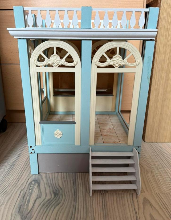 Annbouw serre Del Prado - maat in tekst - hout en kunststof, Verzamelen, Poppenhuizen en Toebehoren, Zo goed als nieuw, Poppenhuis