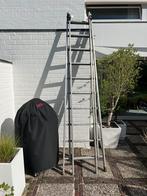 aluminium 2 delige ladder, Ophalen, Gebruikt, Ladder, Opvouwbaar of Inschuifbaar