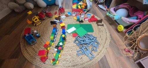Veel duplo brandweer politie huizen grondplaat boerderij, Kinderen en Baby's, Speelgoed | Speelkleden, Gebruikt, Ophalen of Verzenden