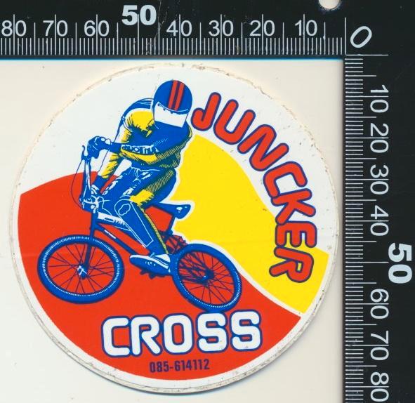 Sticker: Juncker Cross (1), Verzamelen, Stickers, Zo goed als nieuw, Sport, Verzenden