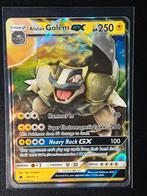 Alolan Golem GX - Crimson Invasion 34/111, Ophalen of Verzenden, Zo goed als nieuw, Losse kaart, Foil